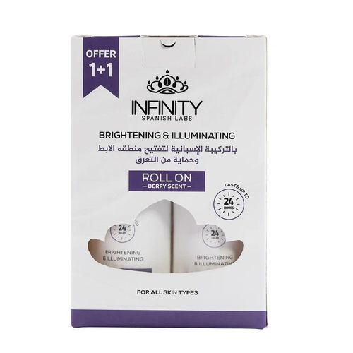 infinity whitening roll on offer 1+1 80 ml