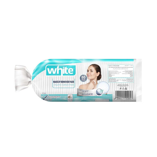 white make up remover pads 80p