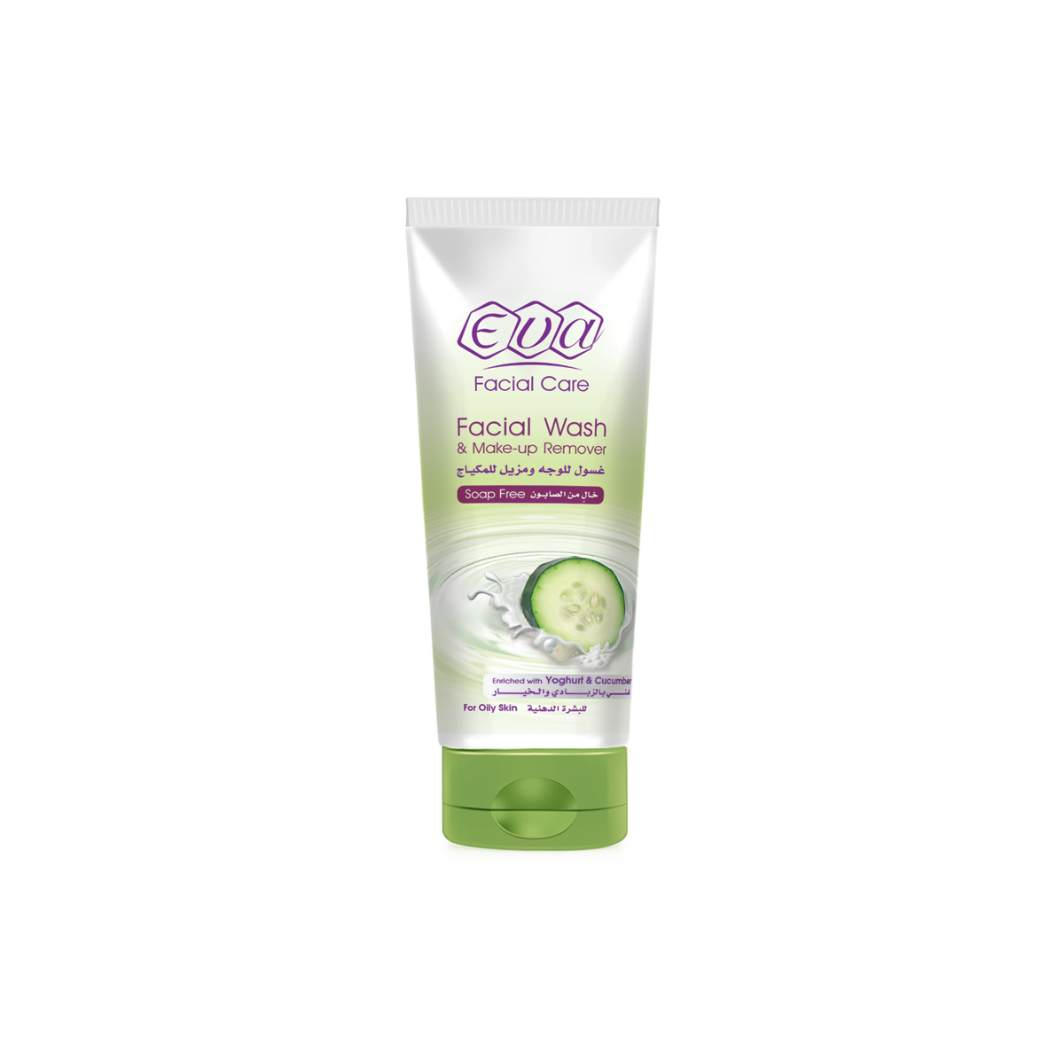 eva facial wash yoghurt & cucumber