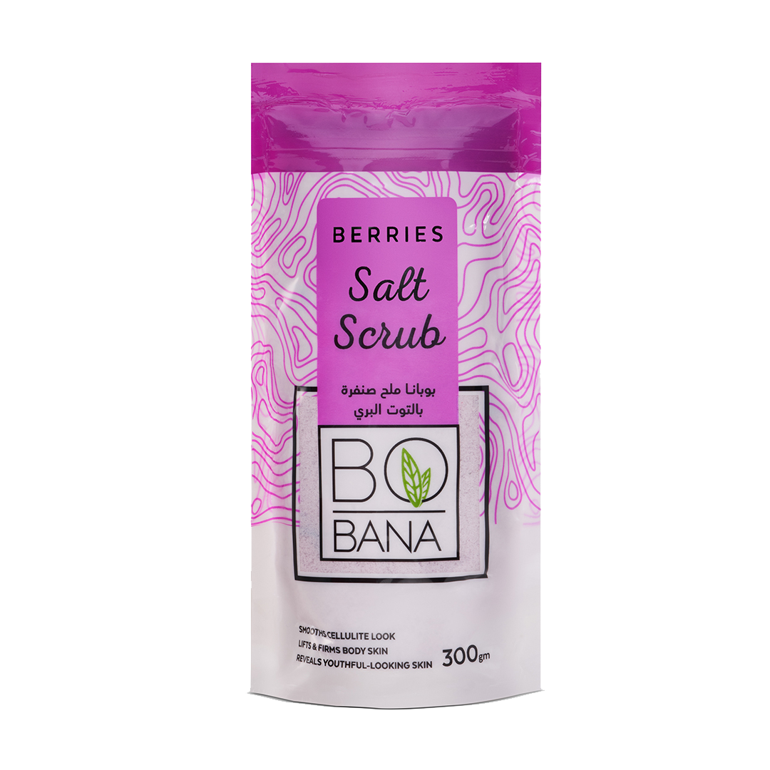 bobana salt scrub 300 gm spa berries