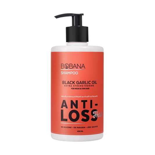 bobana shampoo 400 ml black garlic oil