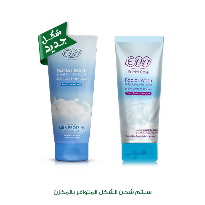 eva facial wash milk proteins