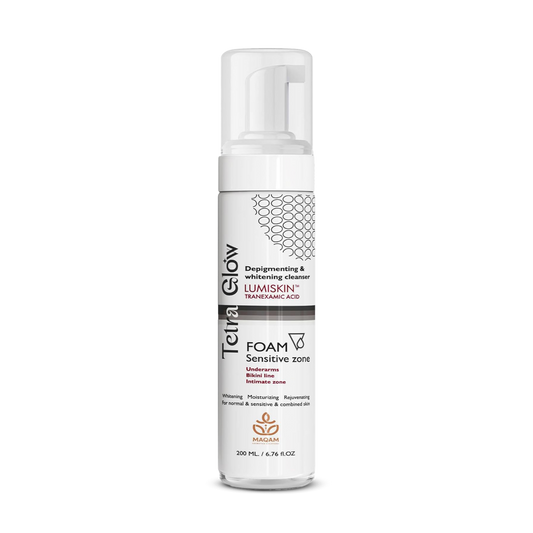 tetra glow whitening cleancer sensitive zone 200 ml
