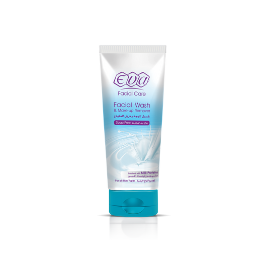 eva facial wash milk proteins