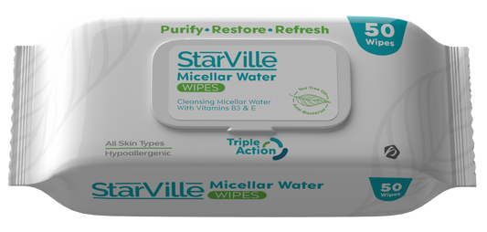 starville micellar water 50 wipes