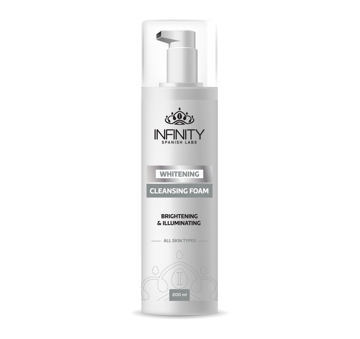 infinity whitening cleansing foam 200 ml