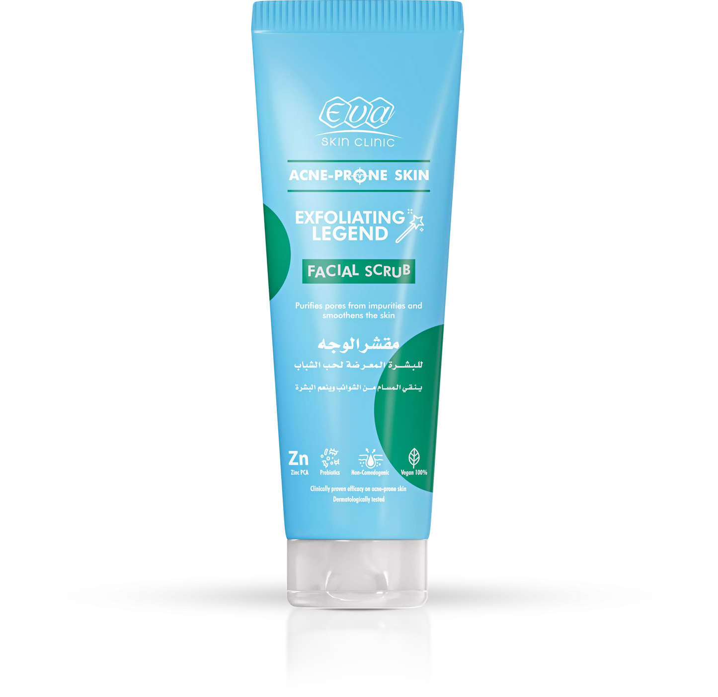 eva ance prone skin facial scrub 100 ml