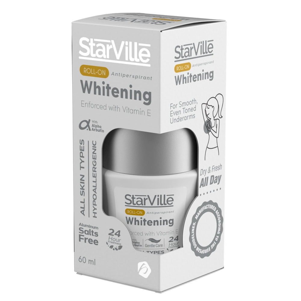 starville whitening roll on silver