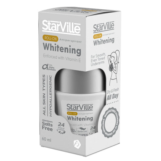 starville whitening roll on silver
