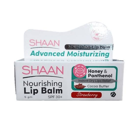 shaan lip balm strawberry 5 gm