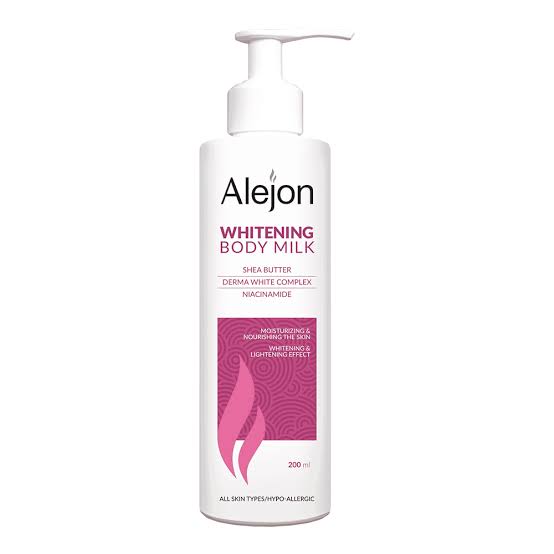 alejon whitening body milk 200 ml