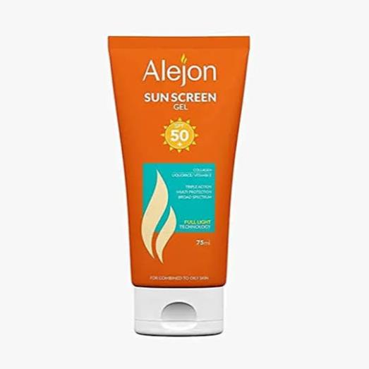 alejon sunscreen gel 75 ml