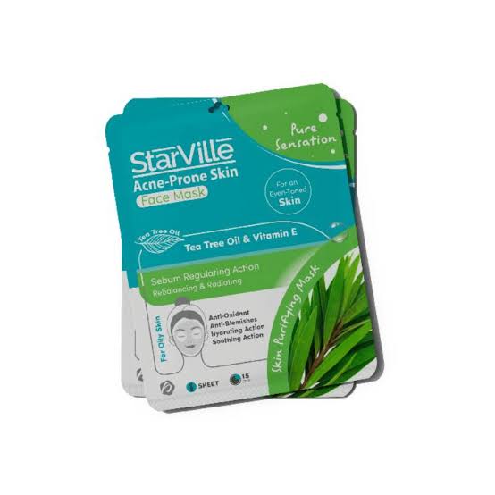 starville acne prone skin face mask