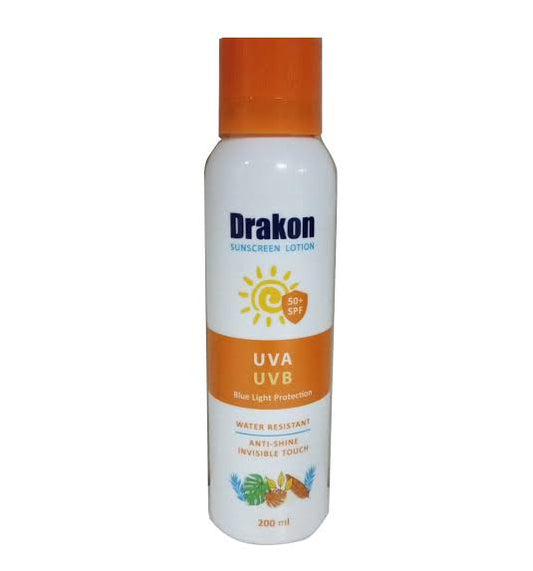 drakon sunscreen lotion 200 ml