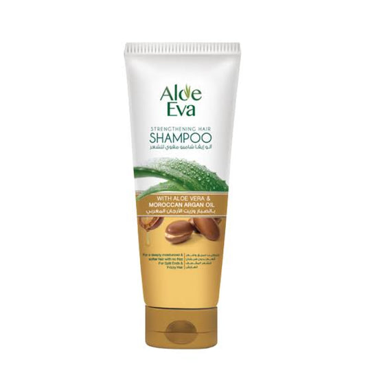 aloe eva strengthening hair shampoo moroccan argan oil 230 ml