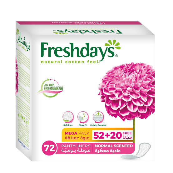 fresh days normal scent 72 p