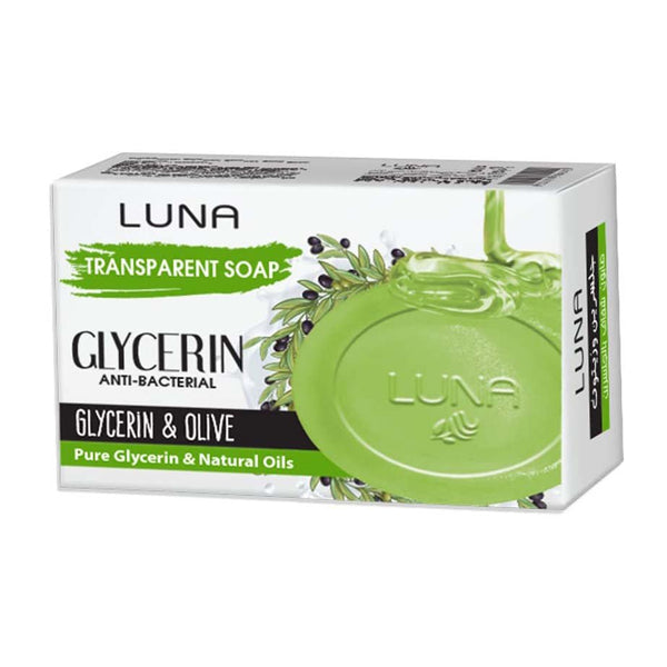 luna transparent soap glyverin olive 100 gm