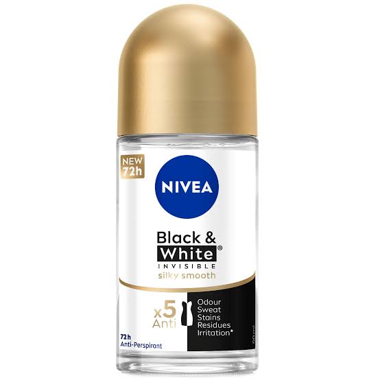 nivea roll on black & white silky smooth