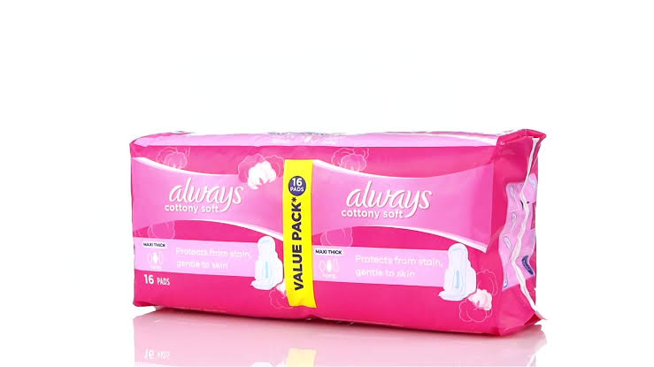 always sensitive  maxi thick long 16 p