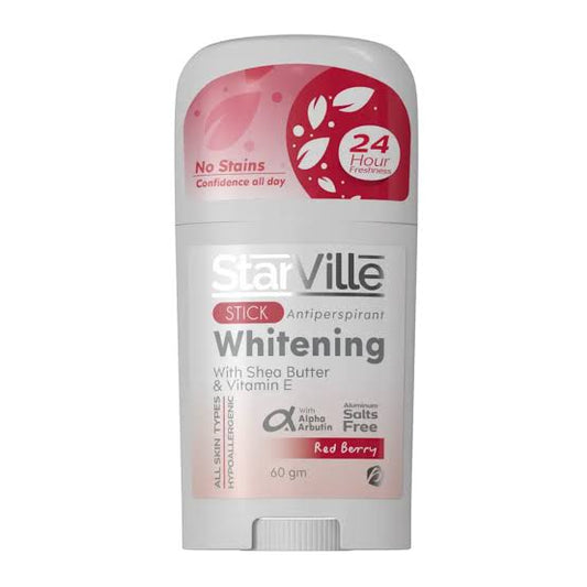 starville whitening stick red berry 60 gm