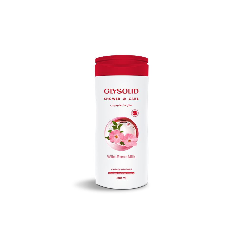 glysolid shower wild rose milk 300 ml