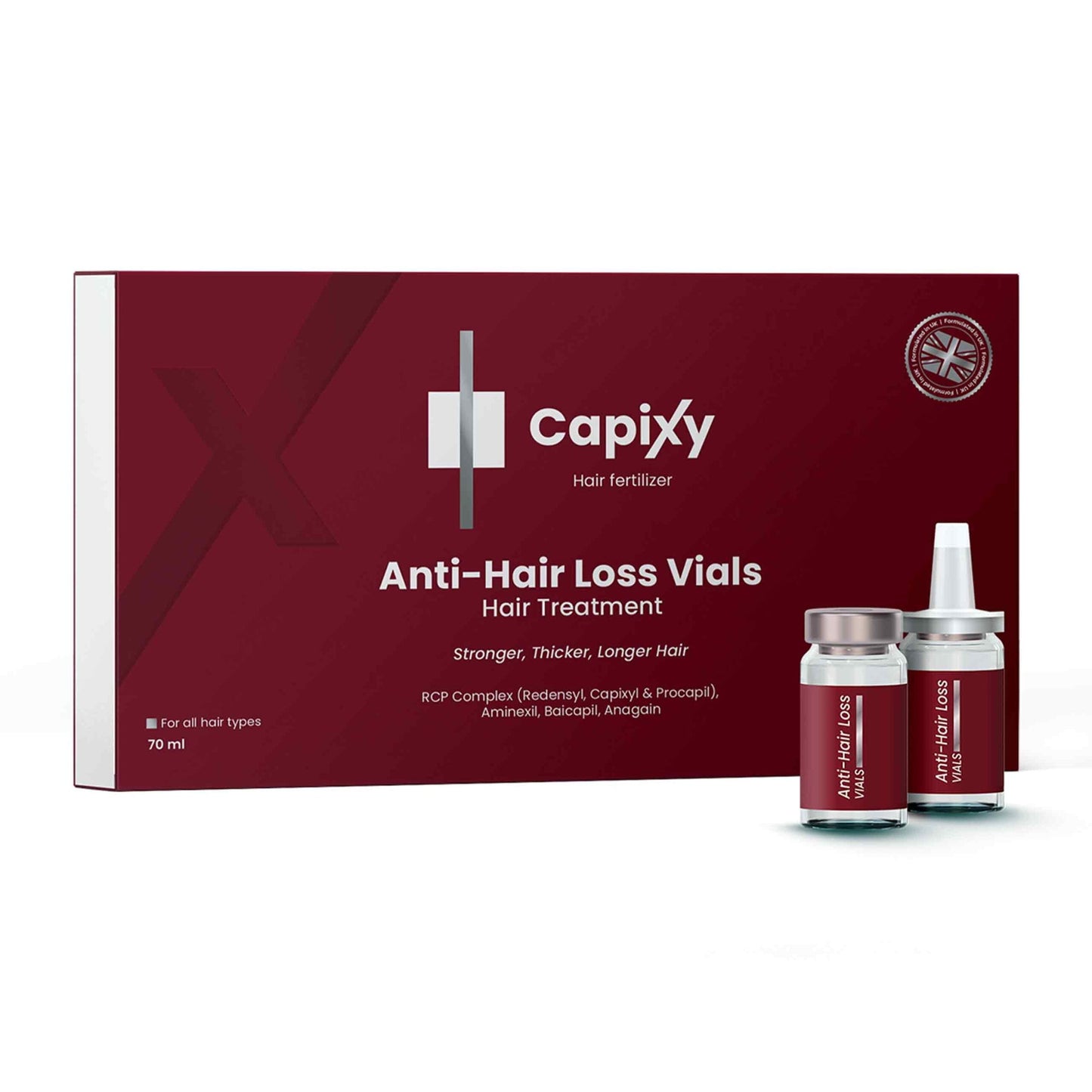 capixy hair vials 70 ml