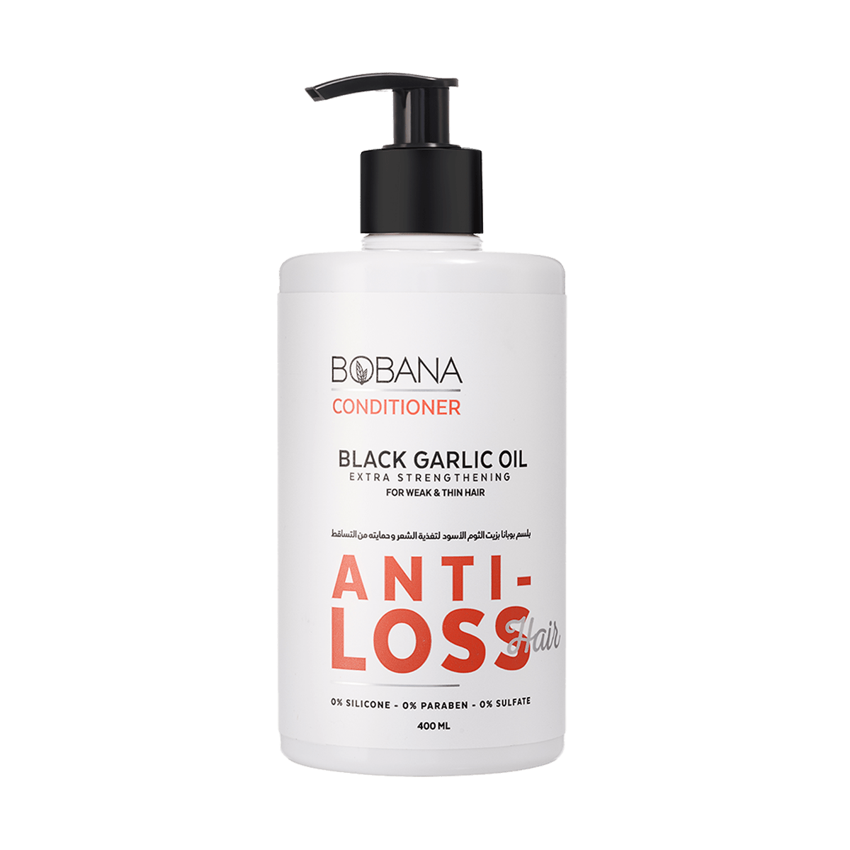 bobana conditioner 400 ml black garlic oil