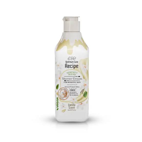 eva recipe shower cream 370 ml vanilla scent
