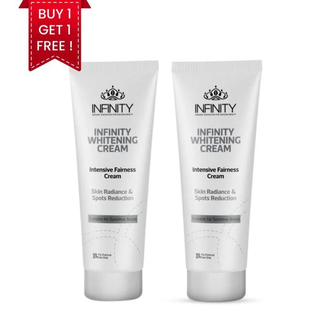 infinity whitening cream 60 ml 1+1
