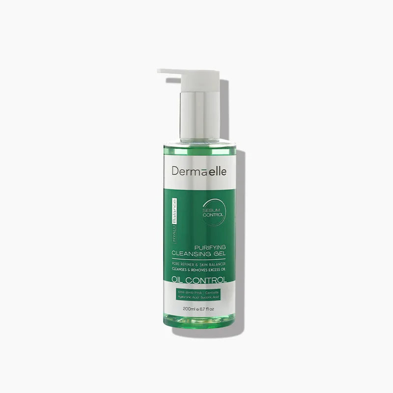 dermaelle cleansing gel oil control 200 ml