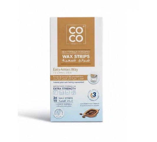 coco wax strips cocoa butter 10*2 p