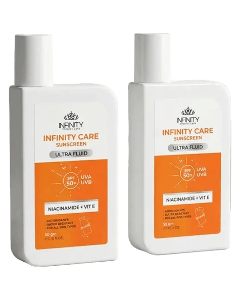 infinity sun screen ultra fluid 50 ml 1+1