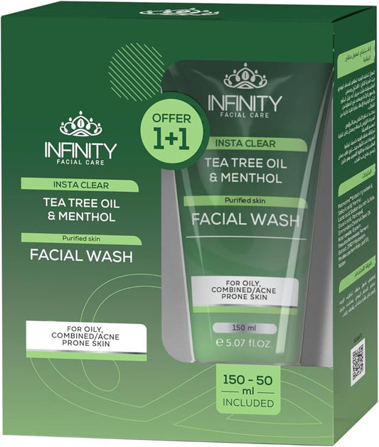 infinity insta clear facial wash 150 ml
