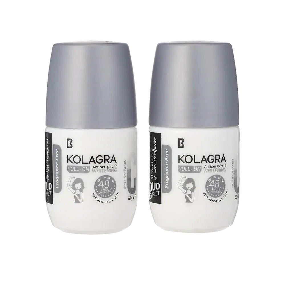 kolagra roll on fragrance free 60 ml 1+1