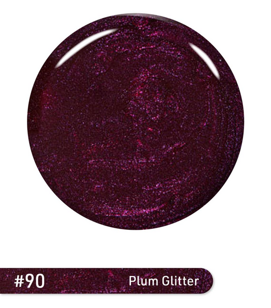 magenta nail polish 90