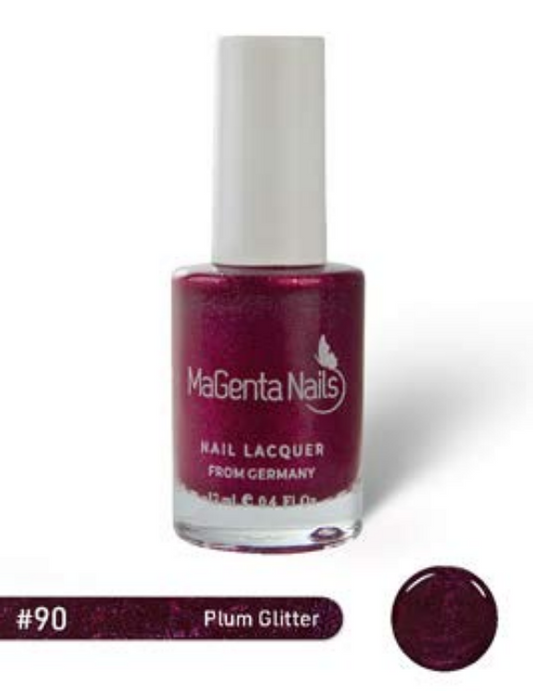 magenta nail polish 90