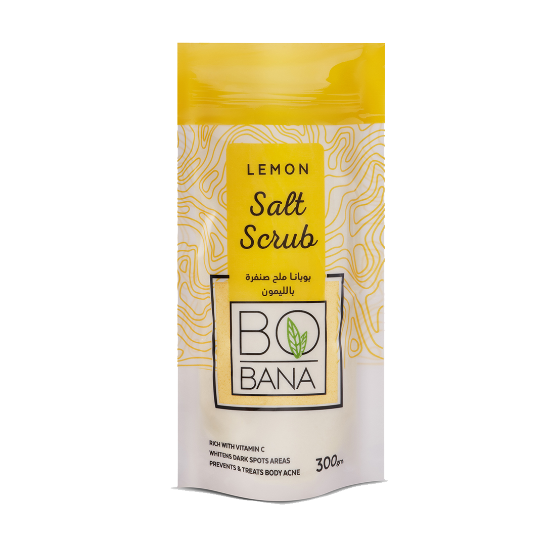 bobana salt scrub 300 gm lemon