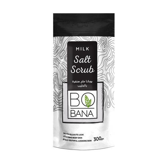 bobana salt scrub 300 gm spa milk
