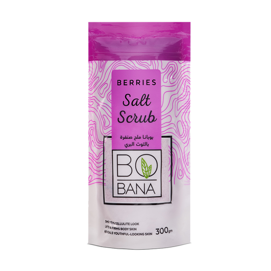 bobana salt scrub 300 gm spa berries