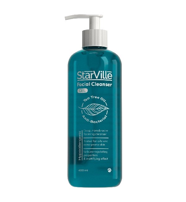starville facial cleanser gel 400 ml