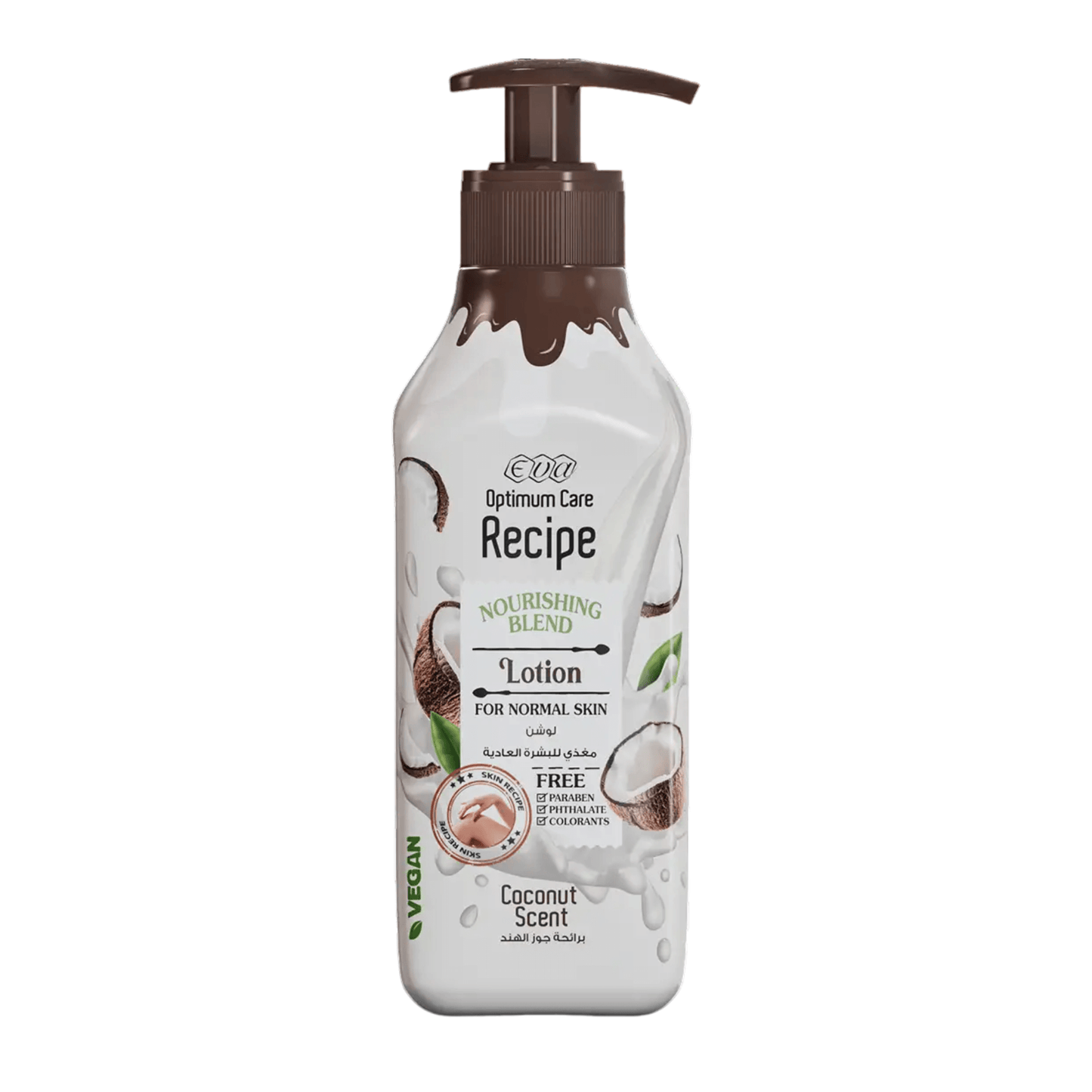 eva recipe lotion 370 ml coconut scent