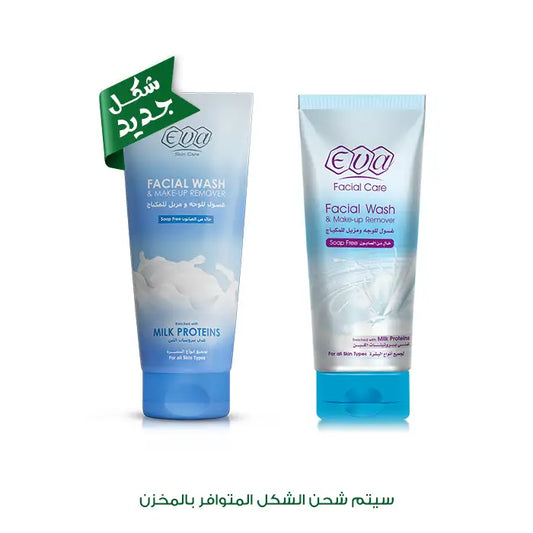 eva facial wash milk proteins