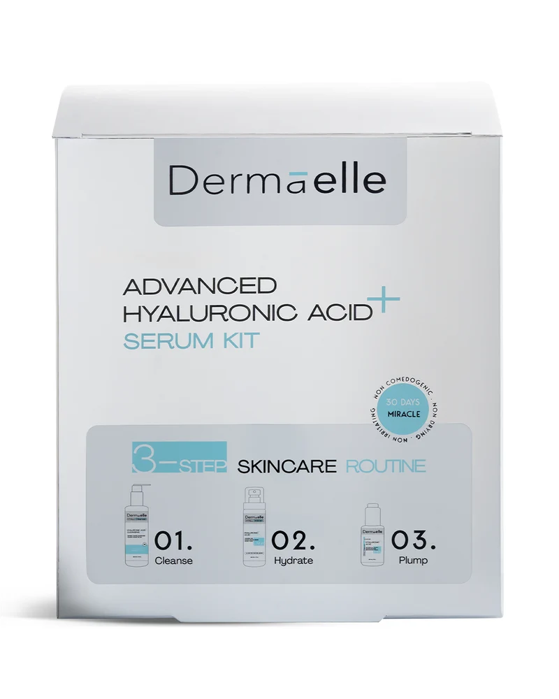 dermaelle hualuronic acid serum kit 3 p