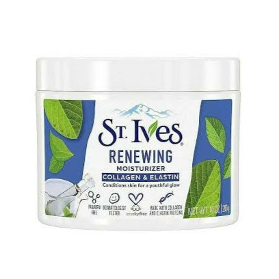 st.ives renewing moistrizer collagen $ elastin 283 g
