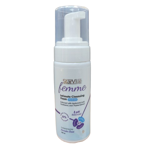 starville femme intimate cleansing foam hydrate 150  ml