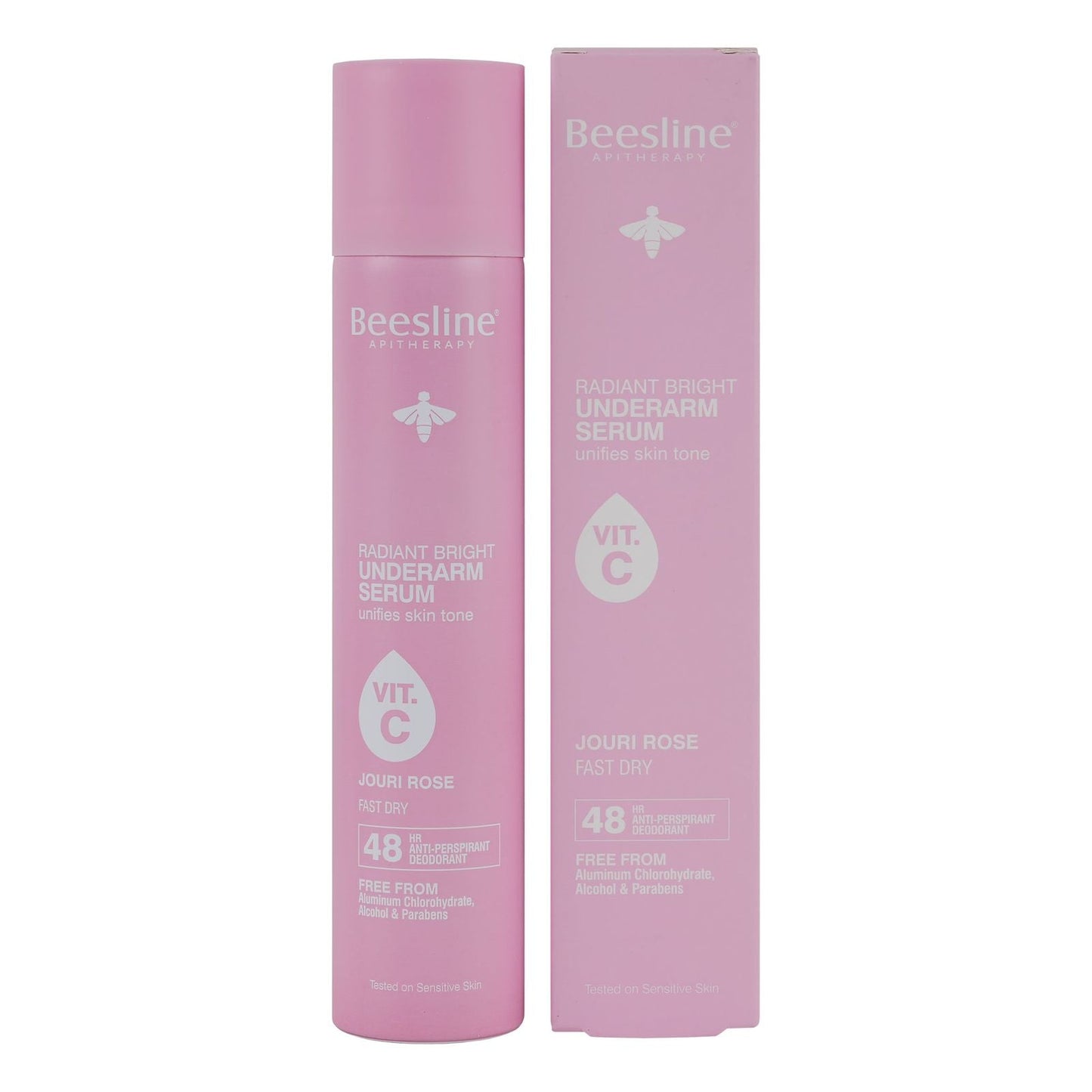 beesline under arm serum jouri rose
