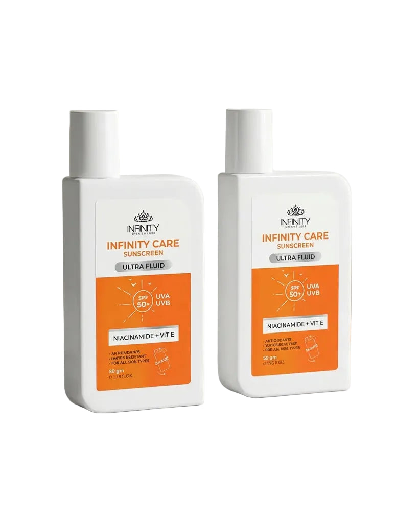 infinity sun screen ultra fluid 50 ml 1+1