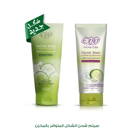 eva facial wash yoghurt & cucumber