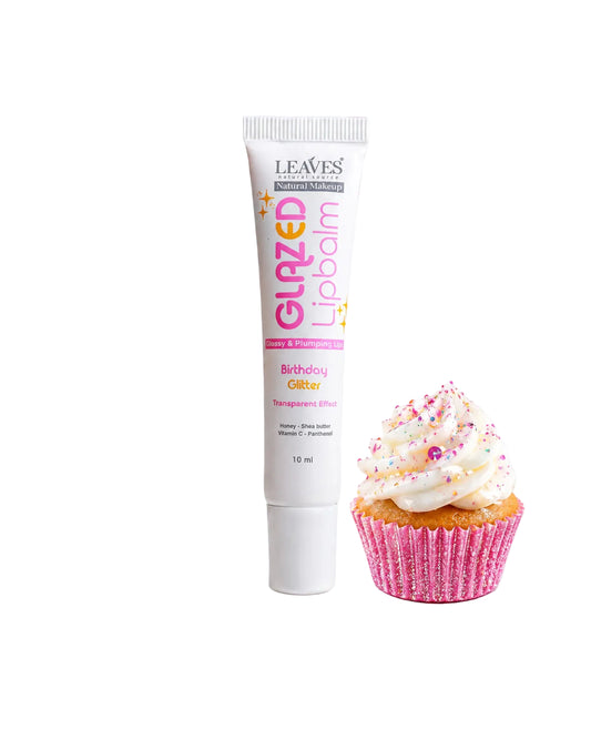 leaves lip balm birthday glitter 10 ml