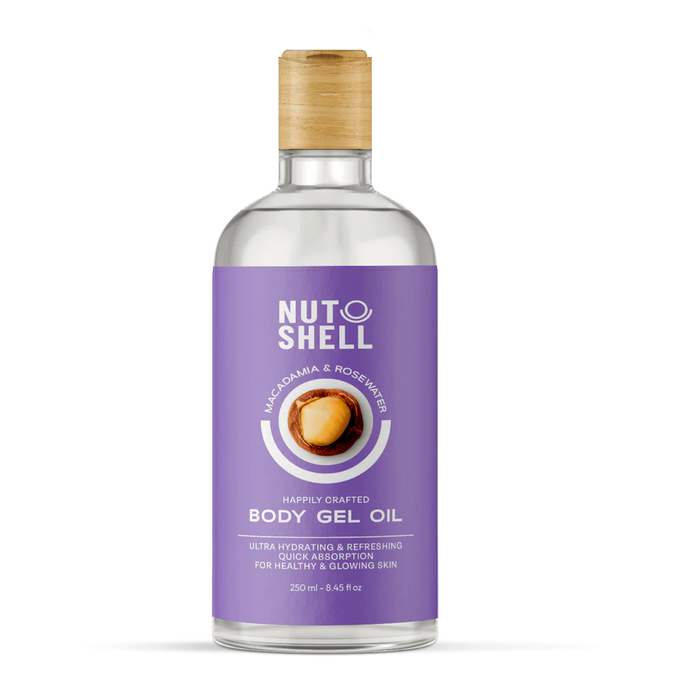 nut shell body gel oil macadamia 250 ml